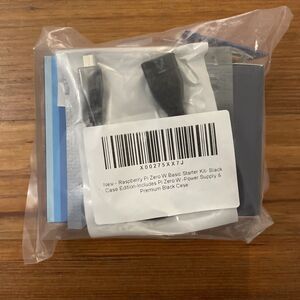 Vilros Raspberry Pi Zero W Starter Kit Sealed Black Case Power Supply NWT